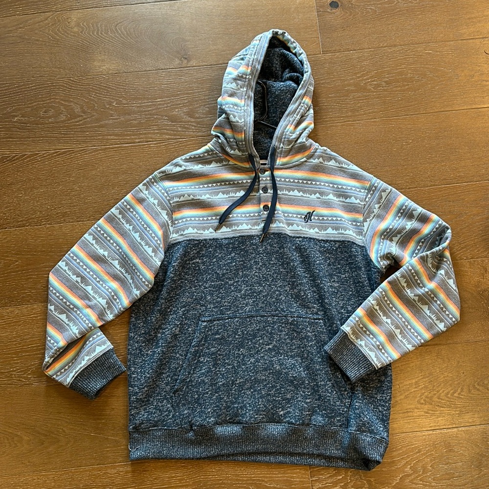 Men’s Hooey Aztec Hoodie Size X Large